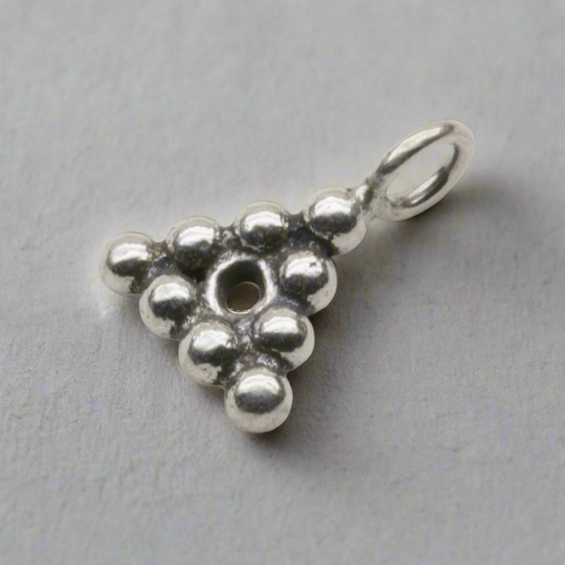 Triangle Dangle Charm Sterling Silver