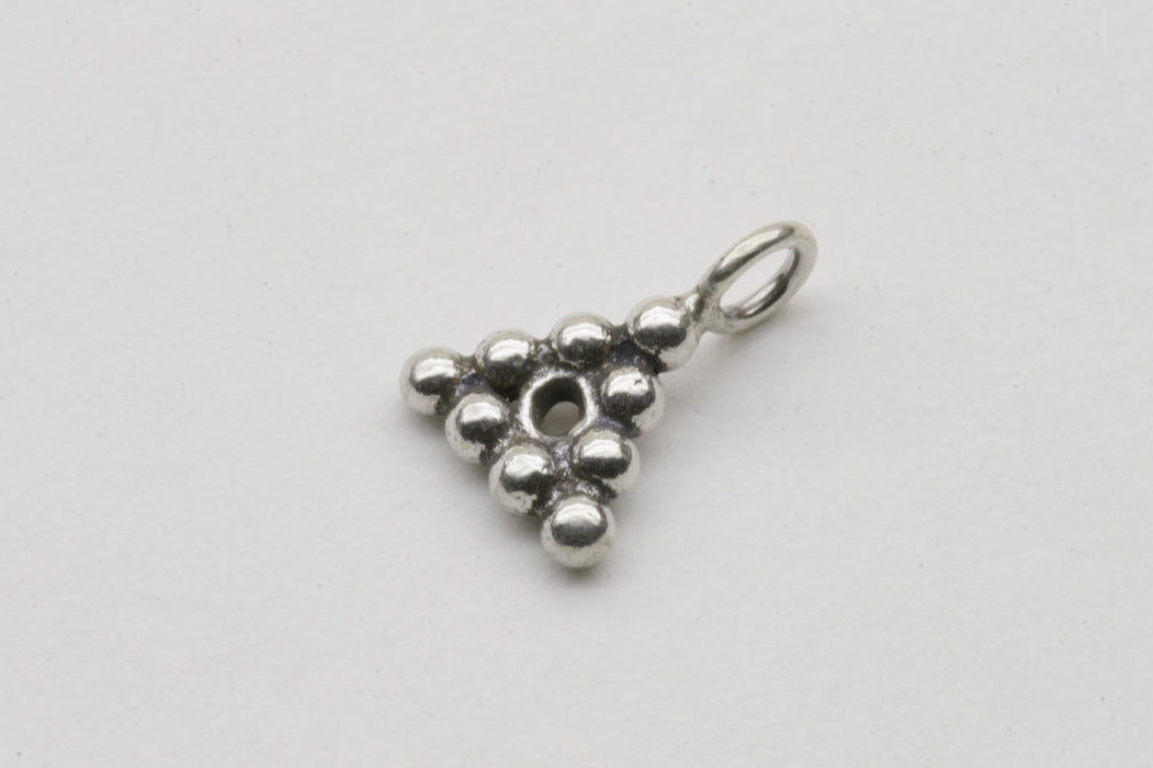 Triangle Dangle Charm Sterling Silver