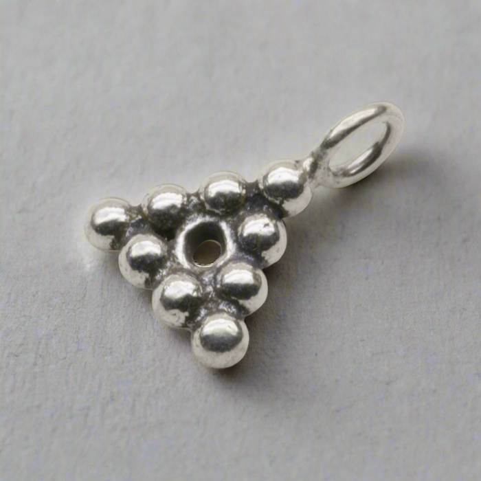Triangle Dangle Charm Sterling Silver