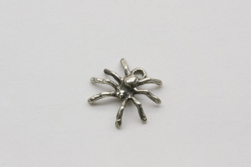 Spider Dangle Charm Sterling Silver