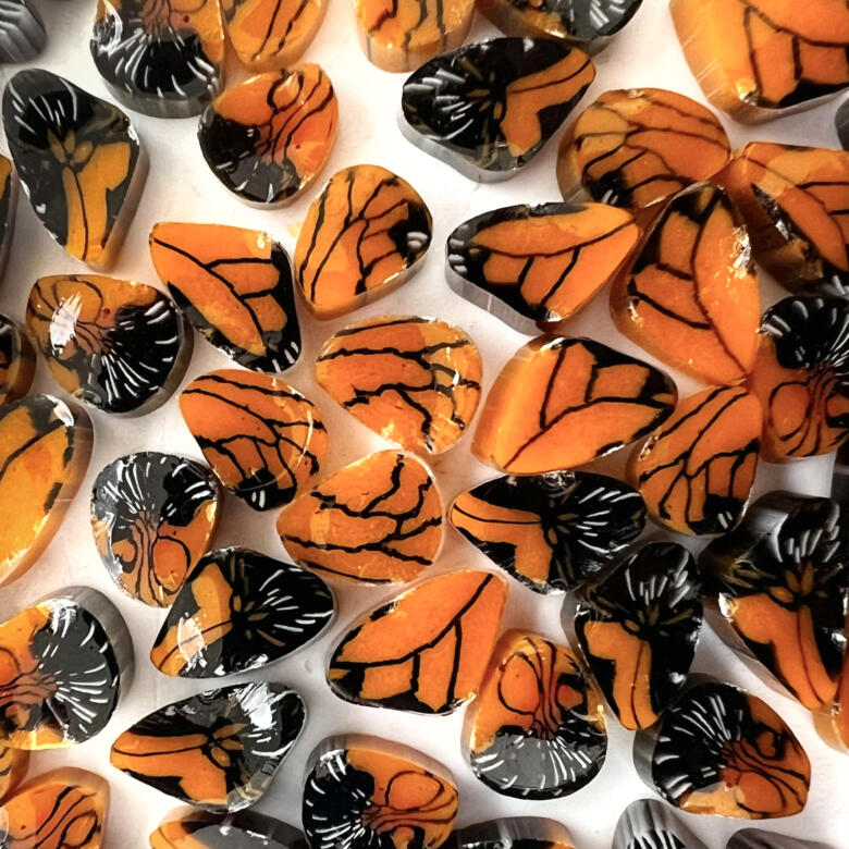 Monarch Butterfly Millefiori Murrine COE090