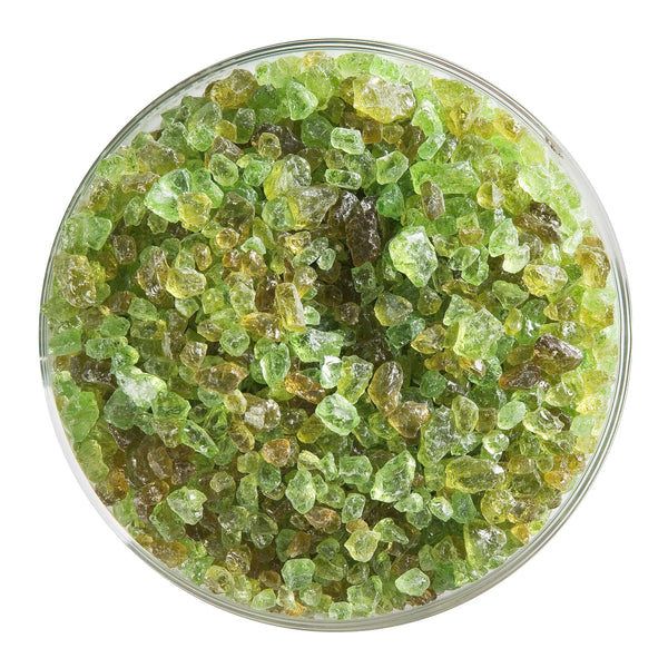 Chartreuse Striker Transparent Bullseye Coarse Frit 1126