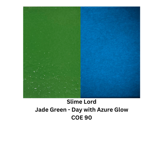 Slime Lord Glow Glass Sheet COE090 Studio Square