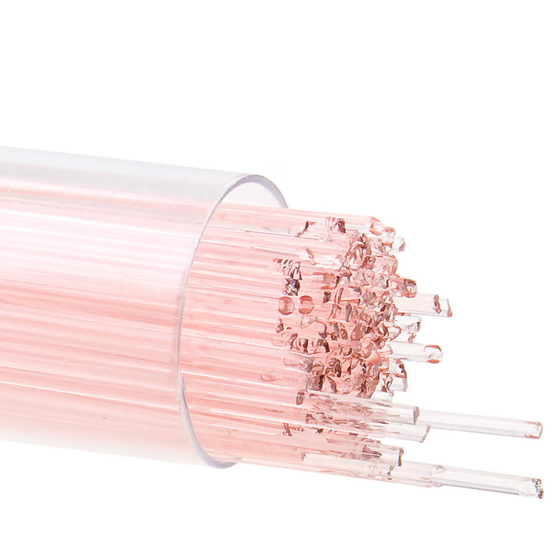 Coral Orange Transparent Bullseye Stringer 1834