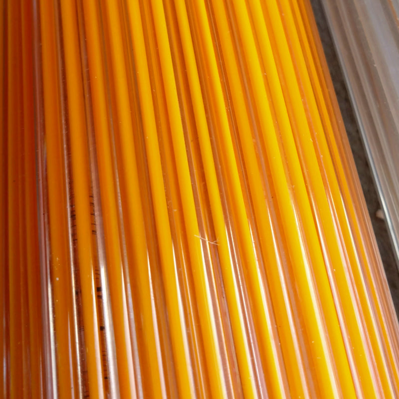Yellow Filigrana Opaque Effetre Rod 2236