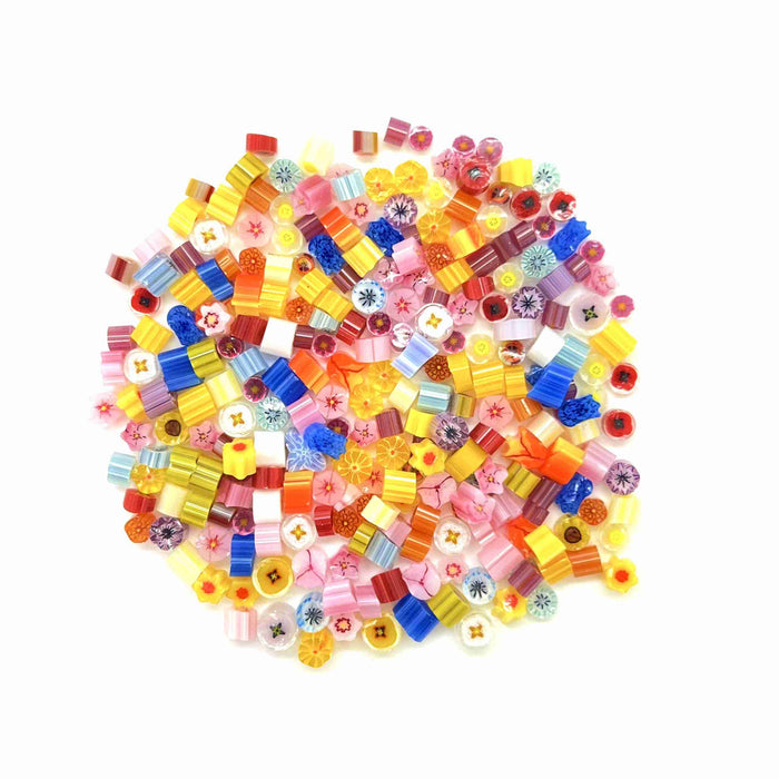 Mini Flowers Mix Millefiori Murrine COE090