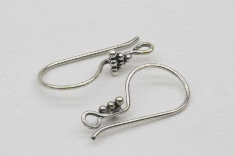 Earwire with Triangle Sterling Silver
