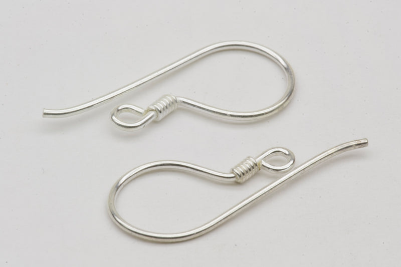 Earwire Plain Sterling Silver