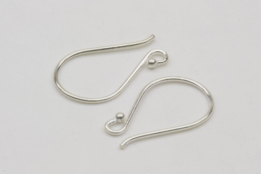 Earwire with Mini Circle Sterling Silver