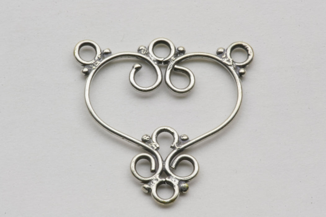 Heart Shaper Loop Vermeil Sterling Silver