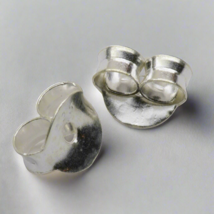 Earring Butterfly Back Sterling Silver 10 pack