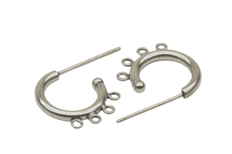 Silver Hoop Earring Sterling Silver