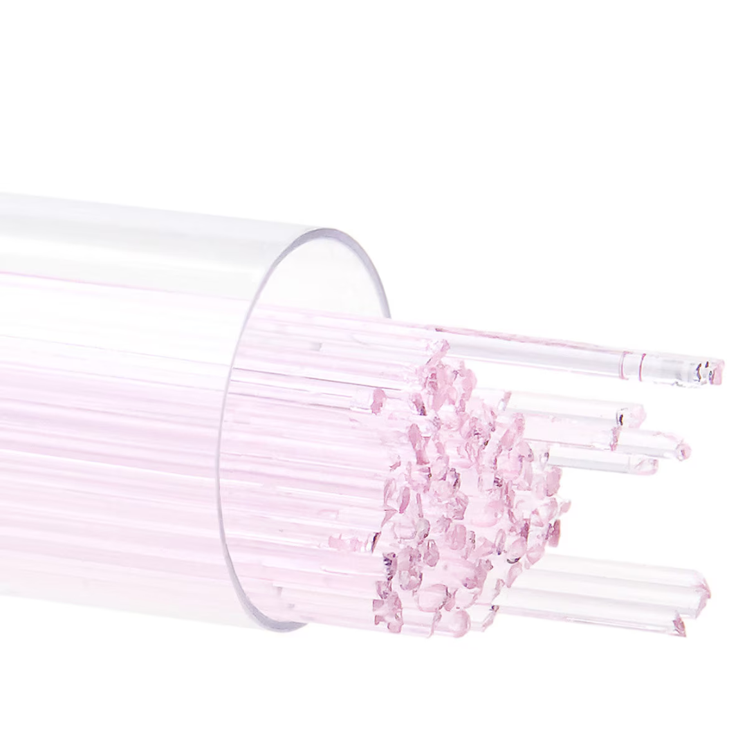 Erbium Pink Transparent Bullseye Stringer 1821 — chockadoo