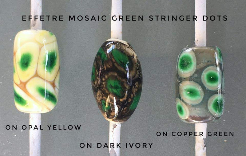 Mosaic Green Opaque Effetre Rod 023