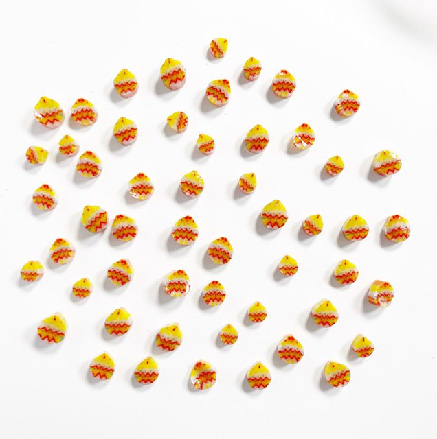 Fairisle Baubles - Christmas Millefiori Murrine COE090