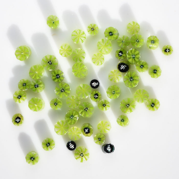 Flower Mix Millefiori Murrine Float Glass