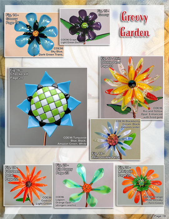 Fused Glass Flowers Book