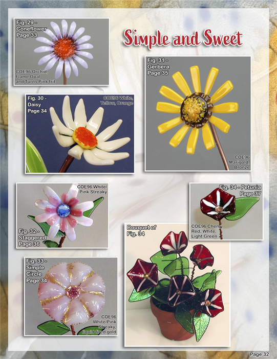 Fused Glass Flowers Book