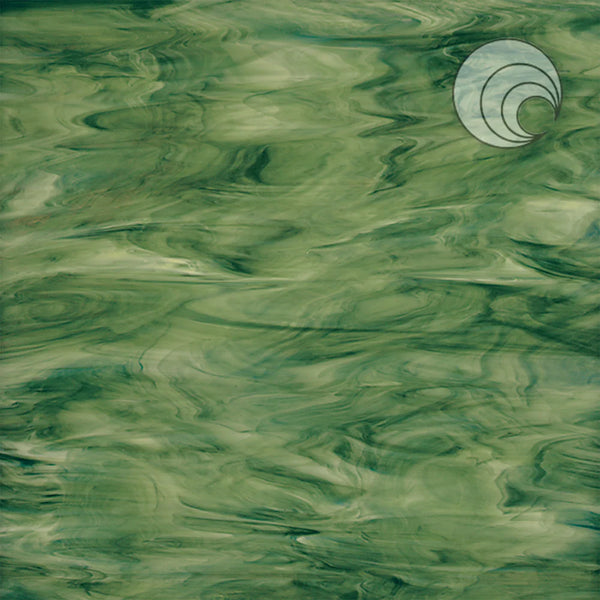 Forest Green Fusible Opaque Oceanside Sheet 622-7S-F