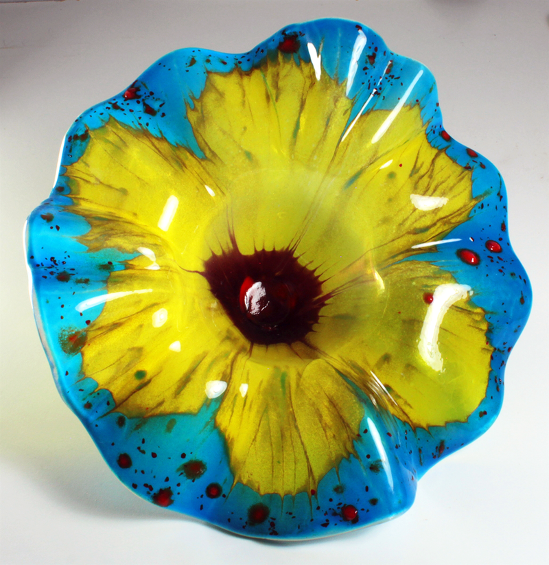 Ruffled Control Drop Flower CPI Glass Mould GM187