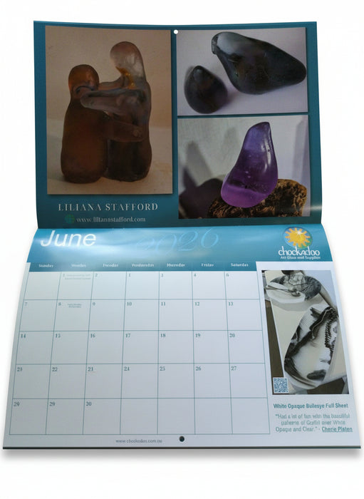 Glass Art Calendar 2026