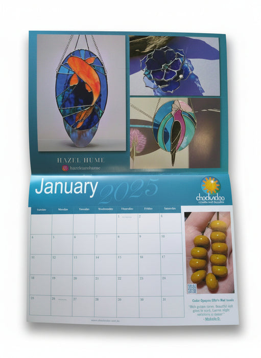 Glass Art Calendar 2026