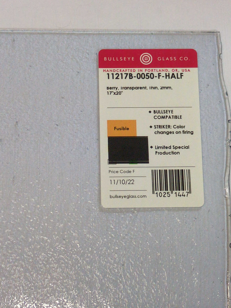 Berry Transparent Bullseye Sheet 11217B 2MM