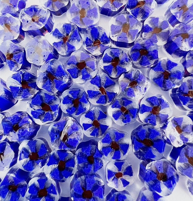 Flower Mix Millefiori Murrine Float Glass