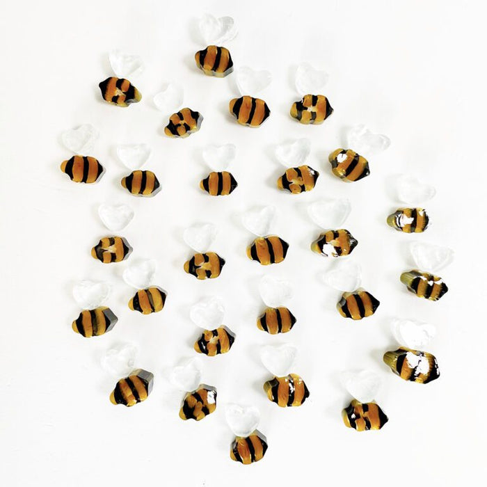 Bumblebee Millefiori Murrine Float Glass