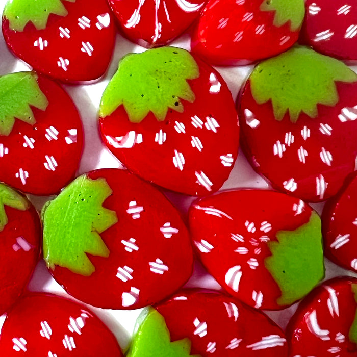 Strawberries XL Millefiori Murrine COE090