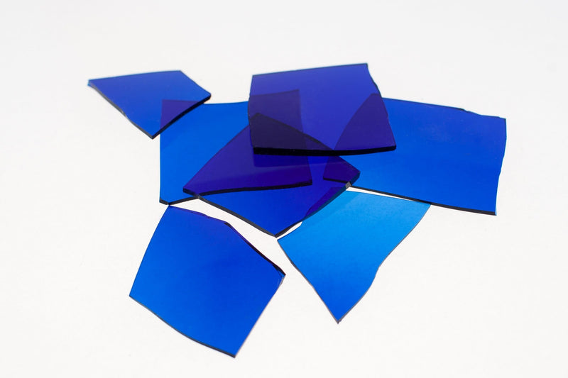 Medium Blue Transparent Kugler Frit K045