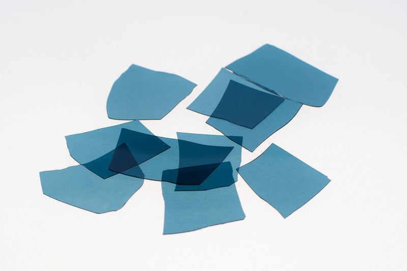 Ocean Blue Transparent Kugler Frit K048