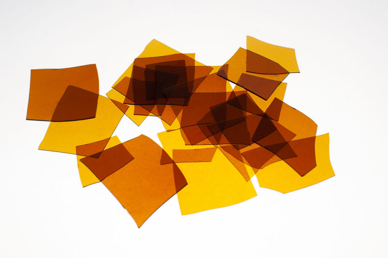 Medium Amber Transparent Kugler Frit K240