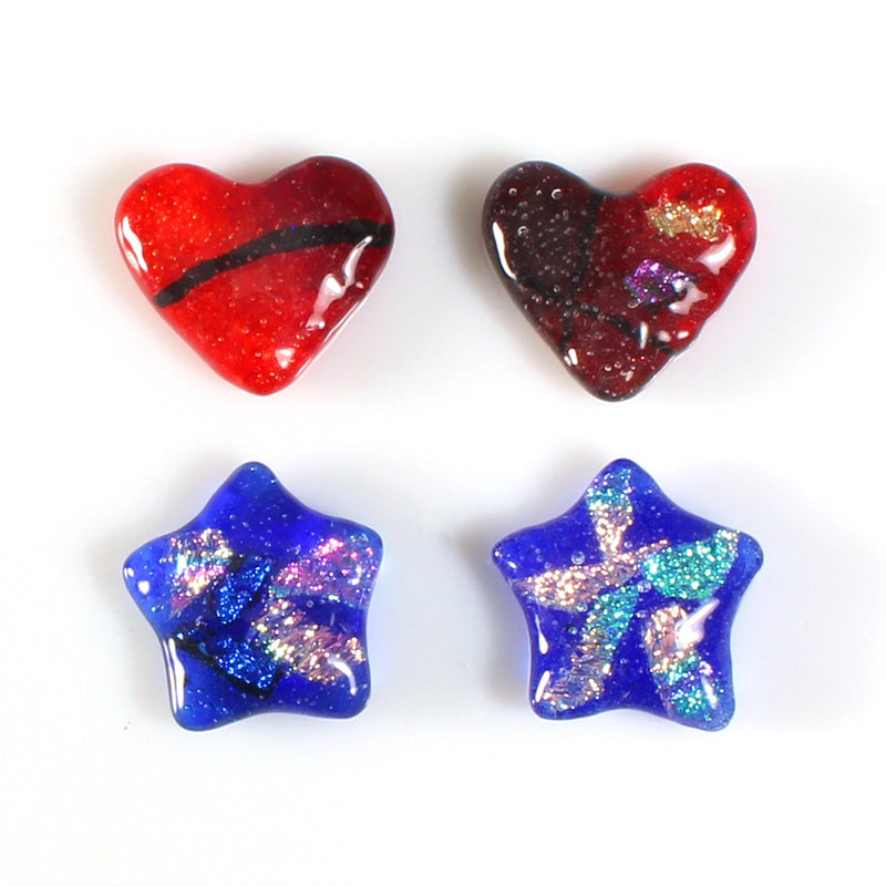 Jewelry Hearts and Stars CPI Glass Mould LF09