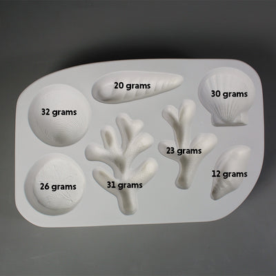 Shells and Coral CPI Glass Mould LF150