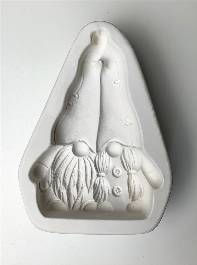 Gnome Couple Ornaments CPI Glass Mould LF231