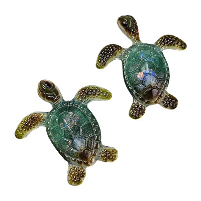Two Small Turtles CPI Glass Mould LF258