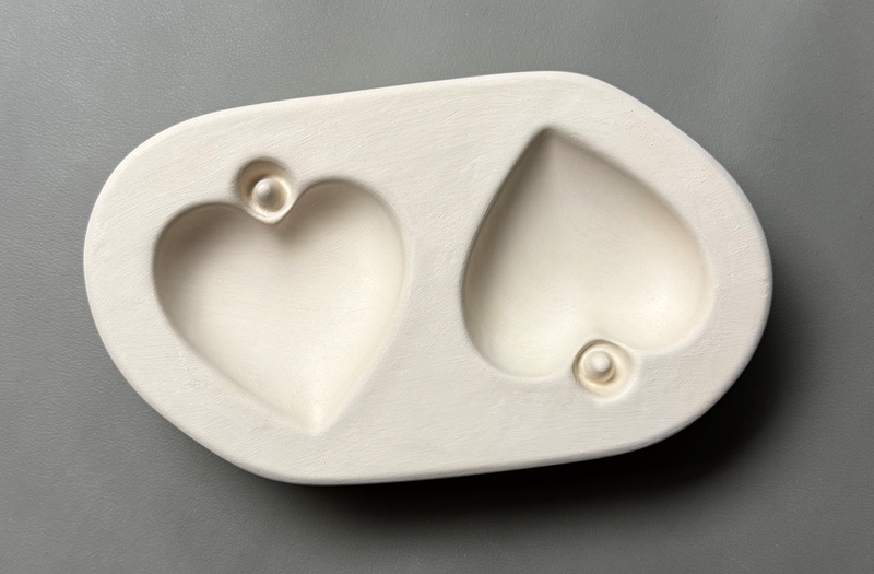 Heart Ornaments (2) CPI Glass Mould LF268