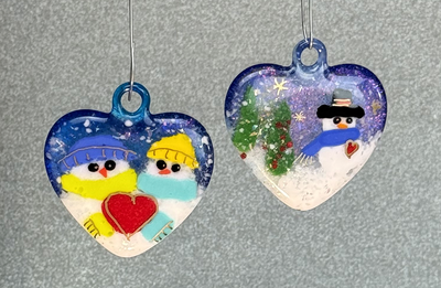 Heart Ornaments (2) CPI Glass Mould LF268