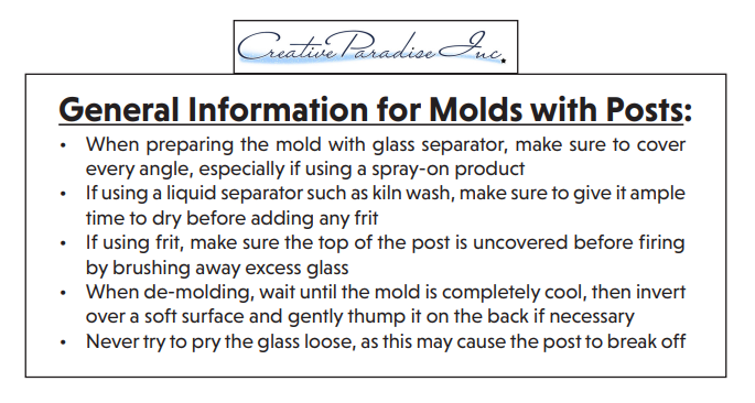 Holey Peace Sign CPI Glass Mould LF58