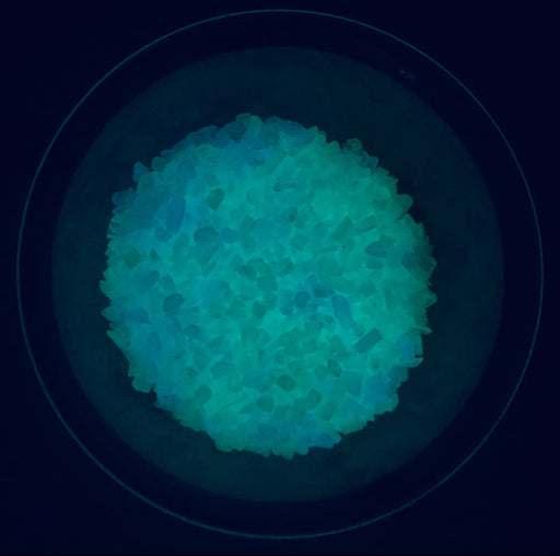 Glow in the dark Mermaid coloured frit