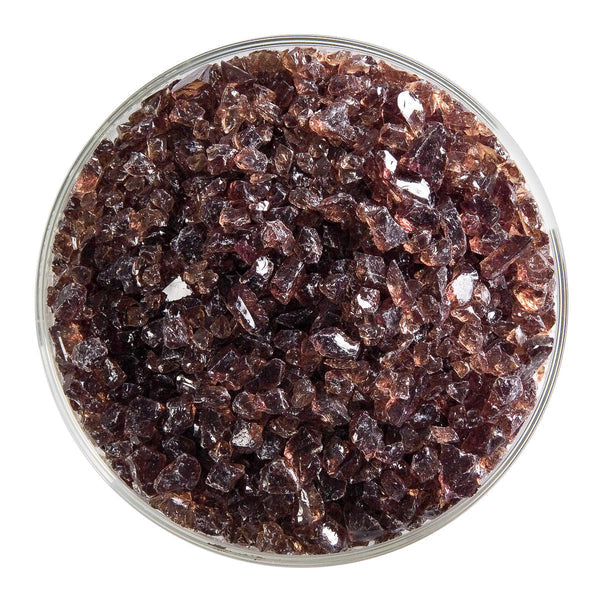 Light Bronze Transparent Bullseye Frit 1409