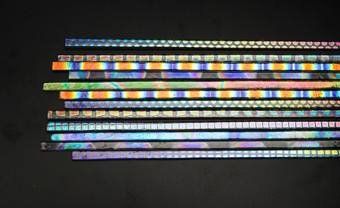 Clear, Mixed Pattern Sizzle Stix MP1101 6MM