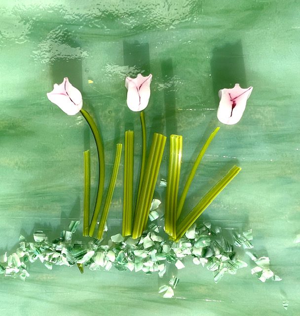 Mariette Tulip - Flowers Millefiori Murrine COE090