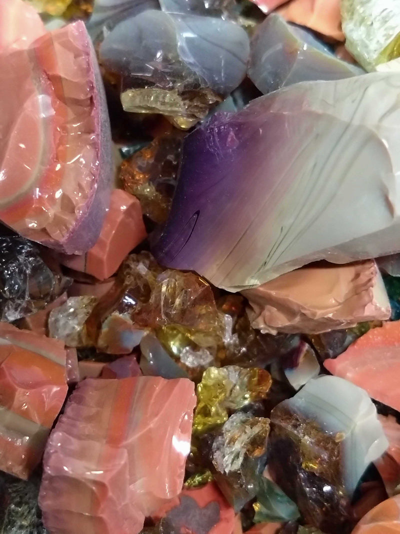 Multicolour Dark Frit Opaque Reichenbach 104 L6206