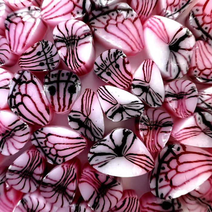 Rose Butterfly Millefiori Murrine COE090