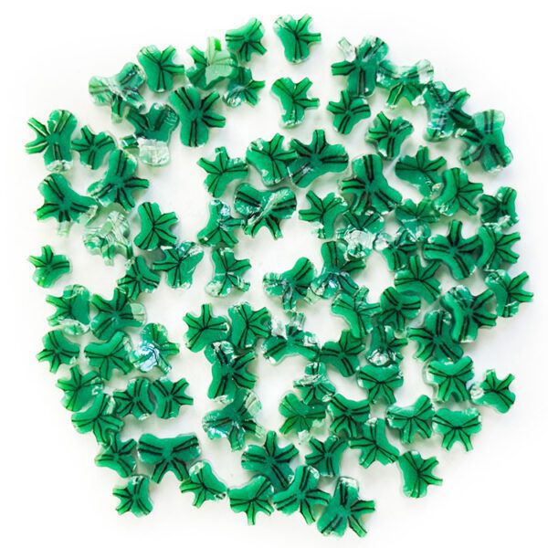 Green Bows Millefiori Murrine COE090