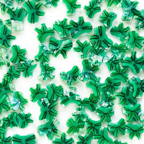 Green Bows Millefiori Murrine COE090