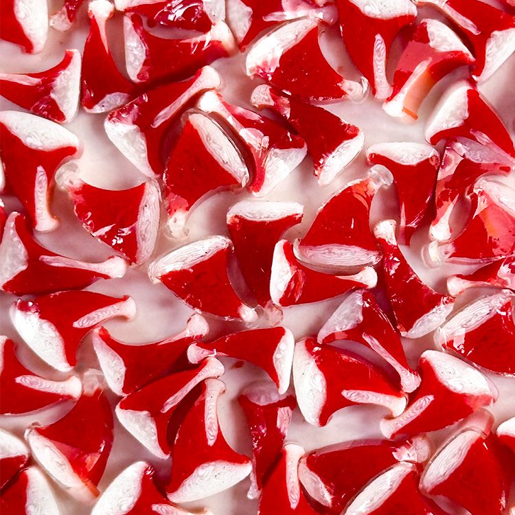 Santa's Hat - Christmas Millefiori Murrine COE090