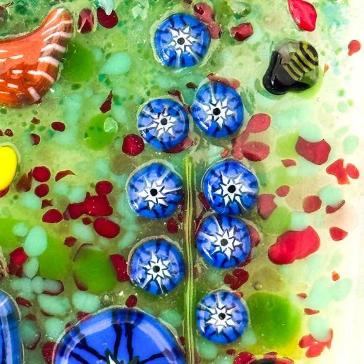 Delphinium - Flower Millefiori Murrine COE096